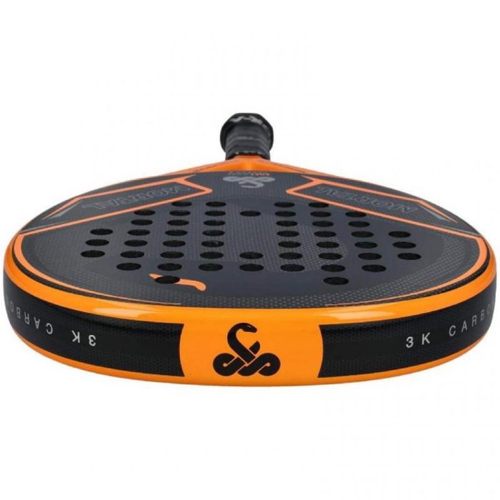 Vibor-A Pala de Pádel Mortal Carbon 3.0 Naranja y Negra